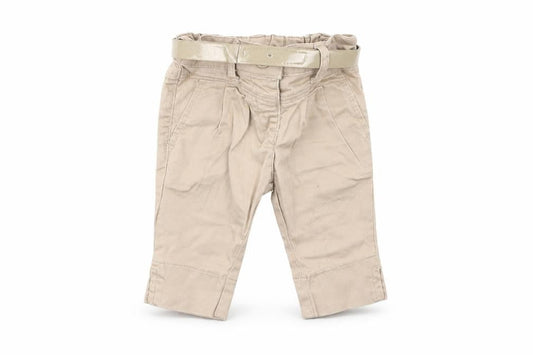 Preworn Baby Beige  Denim Capri Jeans Size 3-6 Months