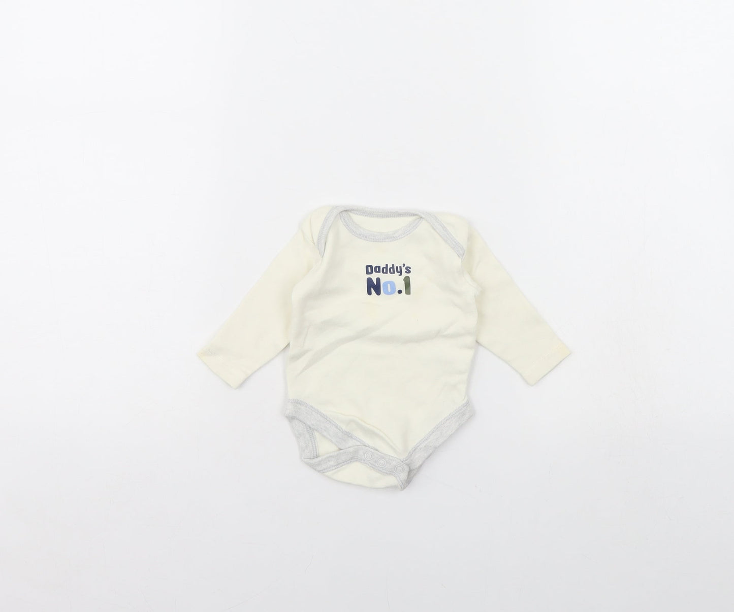 Nutmeg Baby Yellow   Babygrow One-Piece Size 0-3 Months  - daddy's No1
