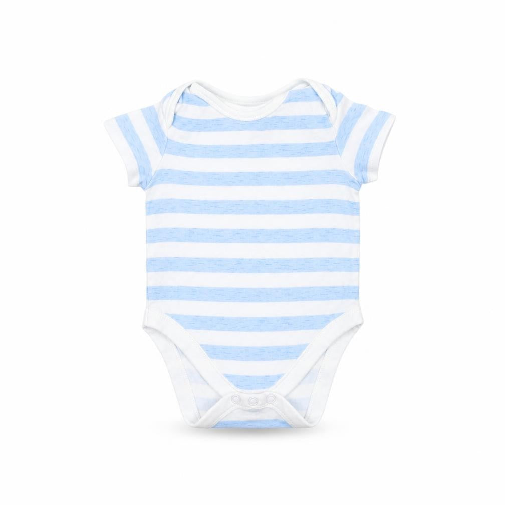 George Baby Blue Striped  Babygrow One-Piece Size 3-6 Months