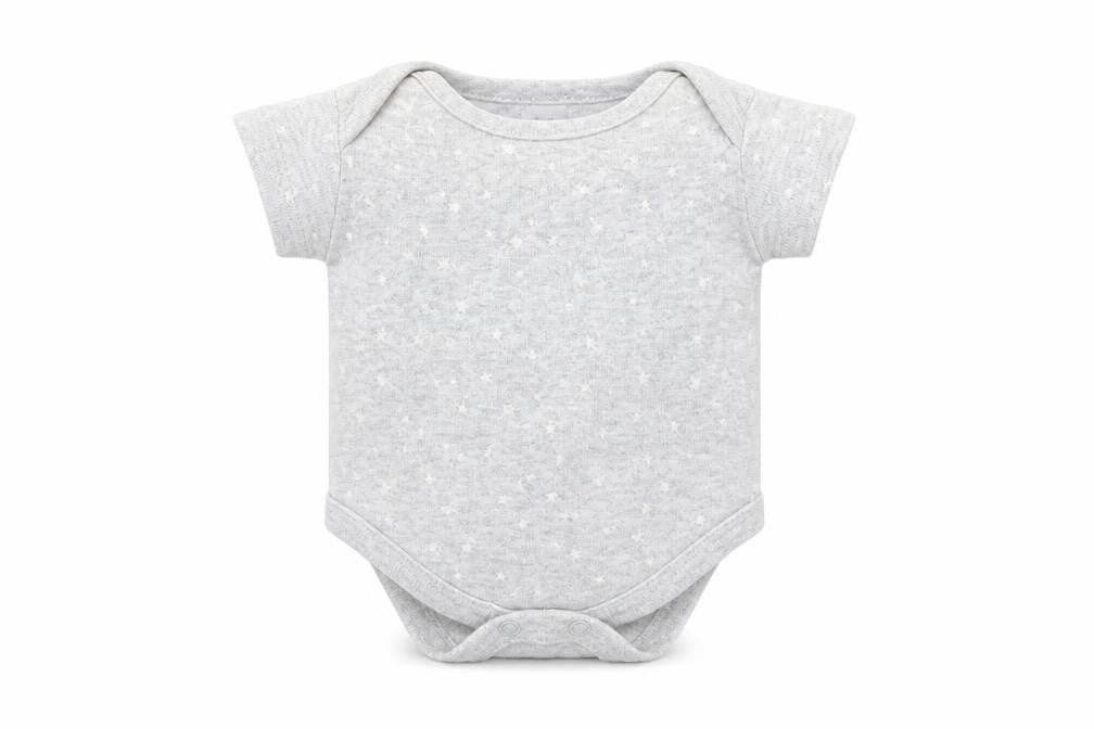 Disney Baby Grey Spotted  Babygrow One-Piece Size 0-3 Months  - Disney