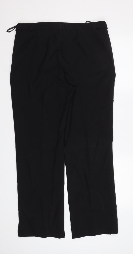 Peacocs Womens Black   Dress Pants Trousers Size 14 L31 in