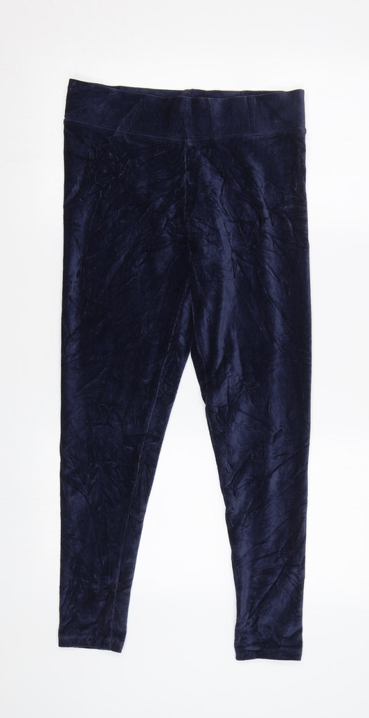 M&S Womens Blue   Jegging Leggings Size 10 L26 in