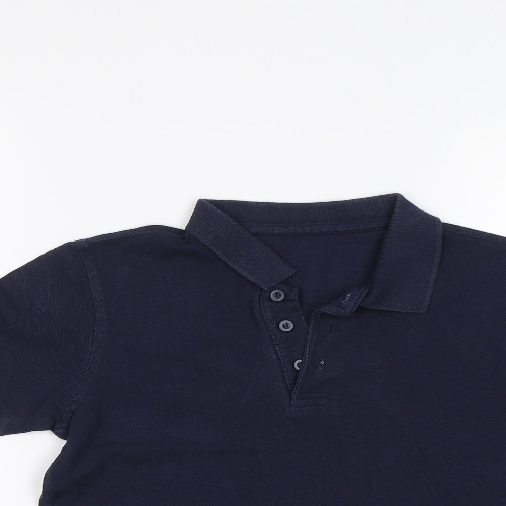 George Boys Blue   Basic Polo Size 8-9 Years