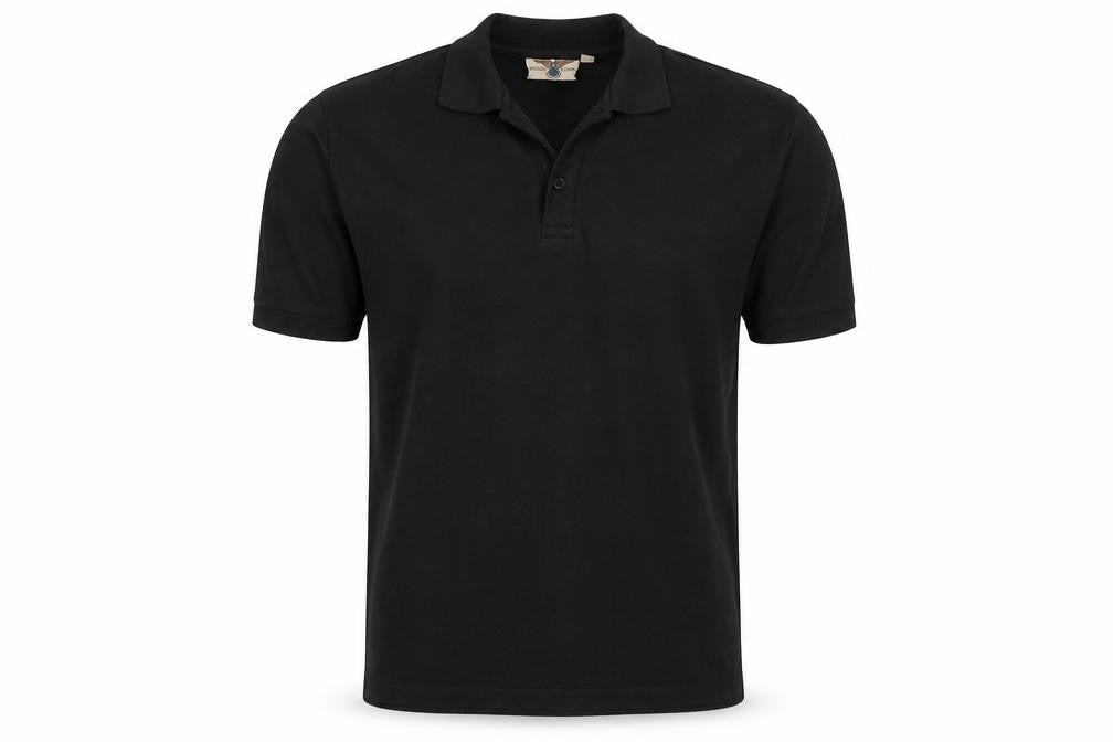 Pierre Leon Mens Black    Polo Size M