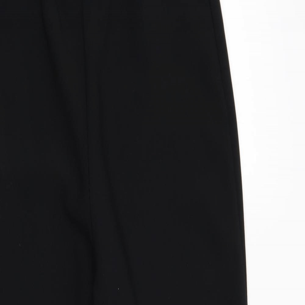 Preworn Womens Black   Trousers  Size 10 L23 in - short leg