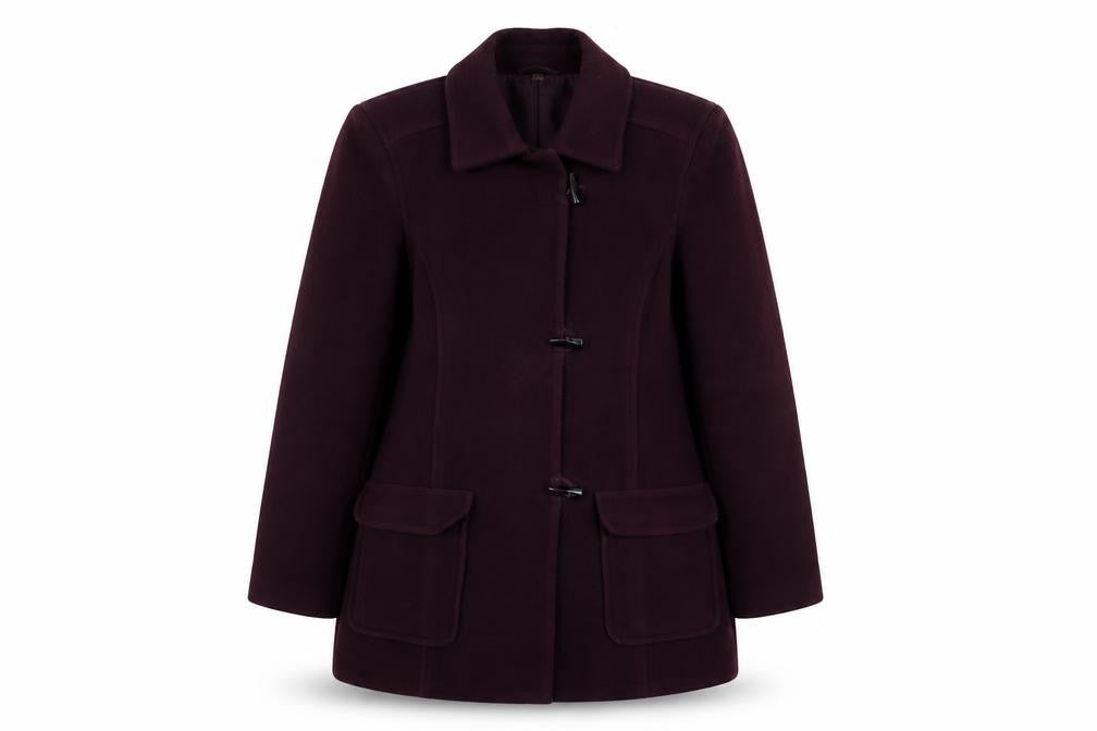 EWM Womens Red   Overcoat Coat Size 12