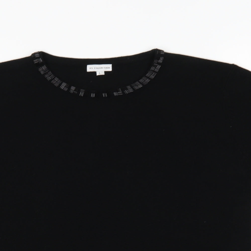 YS collection Womens Black   Pullover Jumper Size L