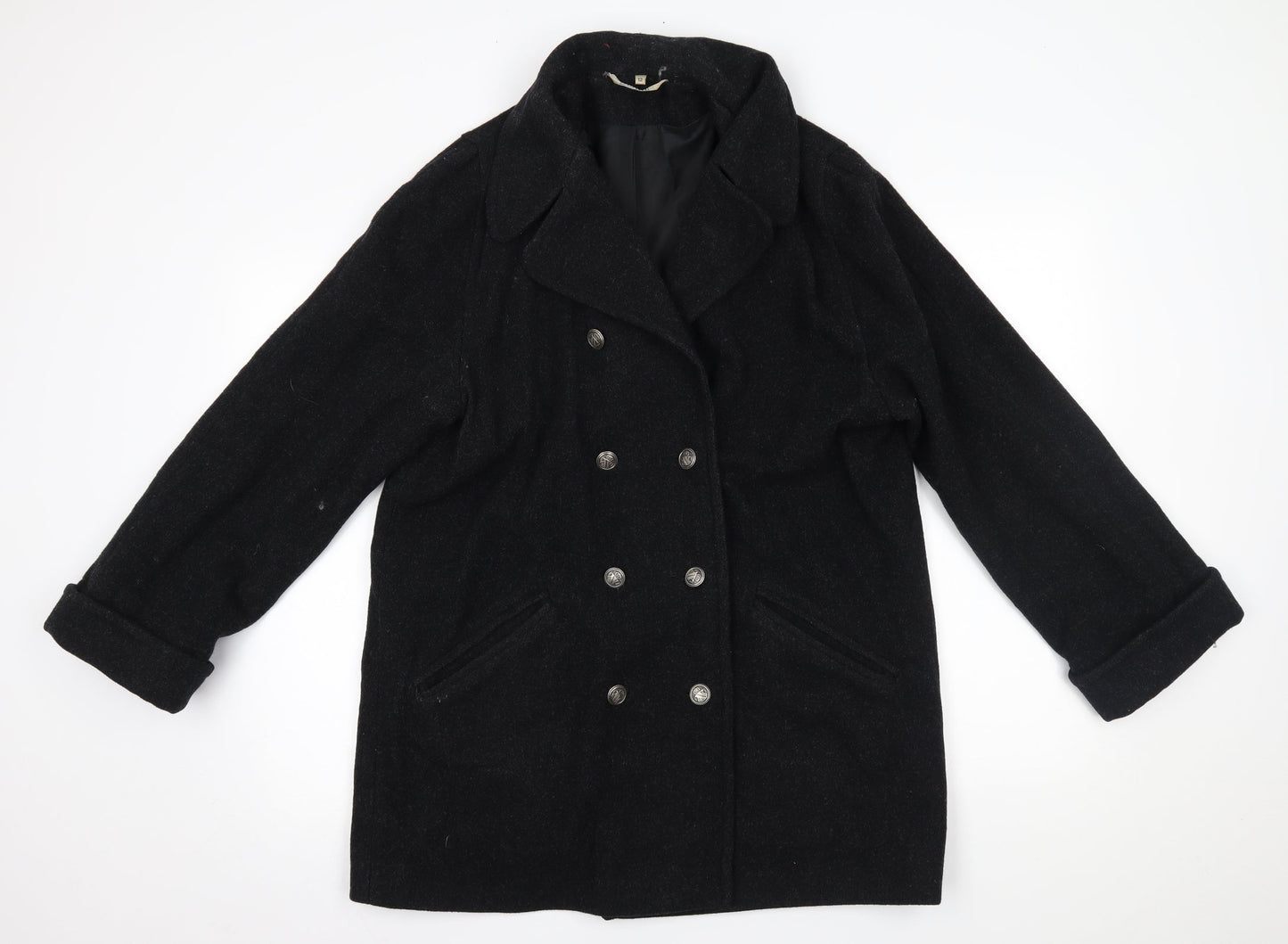 NuAge Womens Grey   Overcoat Coat Size 12