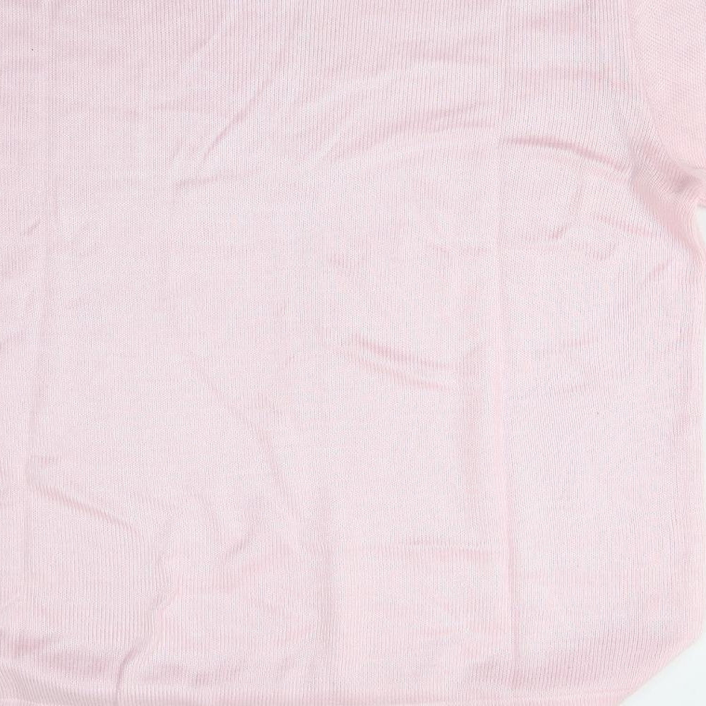 Preworn Womens Pink  Knit Pullover Jumper Size 12