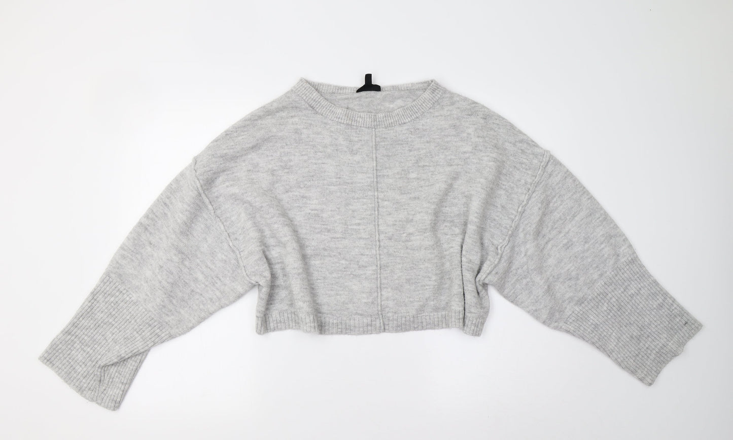 Topshop Womens Grey   Pullover Jumper Size 8
