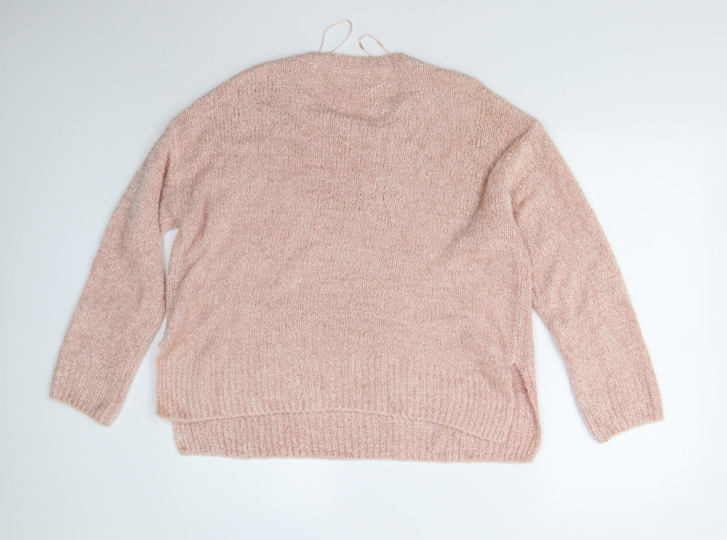 George Womens Pink  Knit Pullover Jumper Size 16