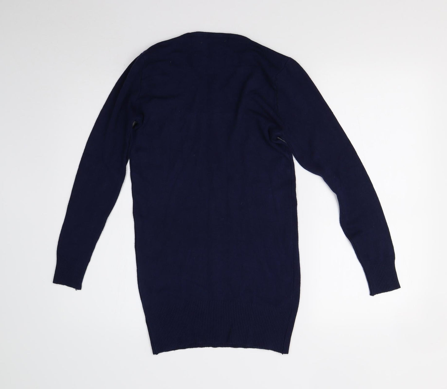 Victor Mod Womens Blue  Knit Pullover Jumper Size S