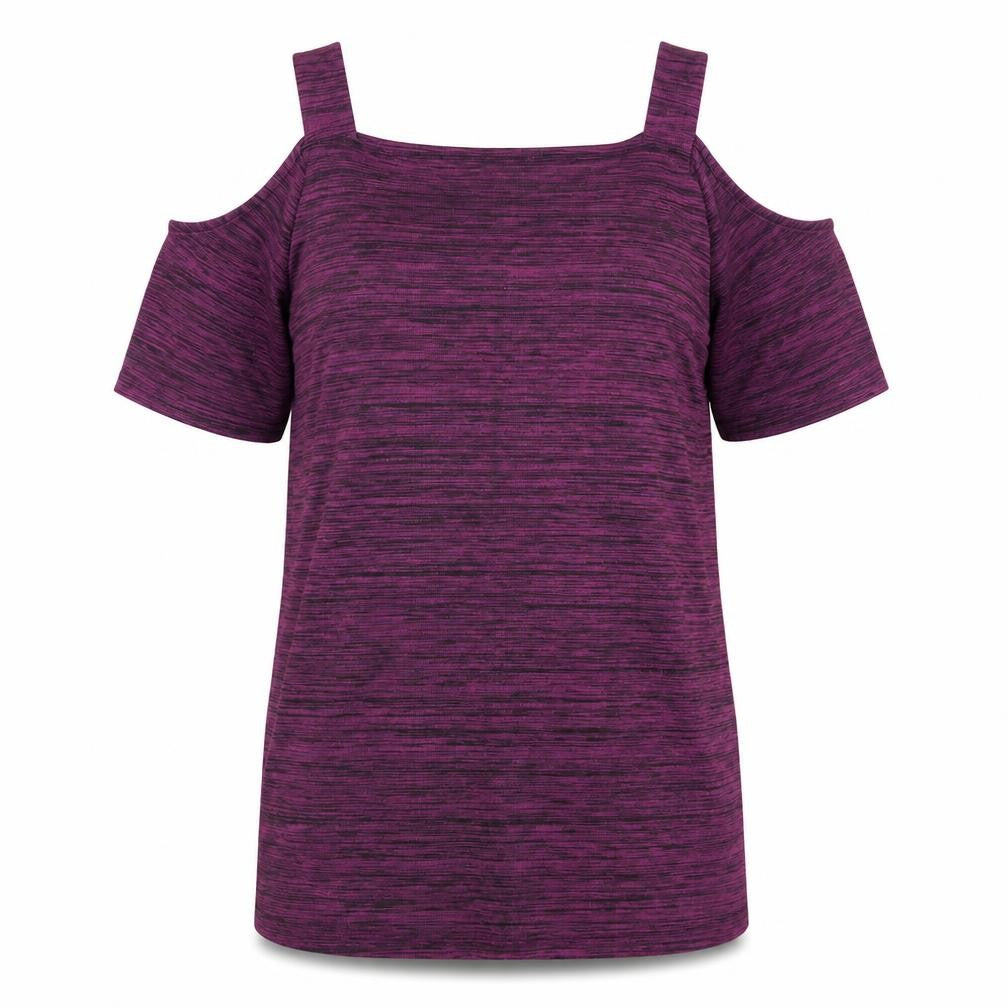 So Fabulous Womens Purple   Basic Blouse Size 14