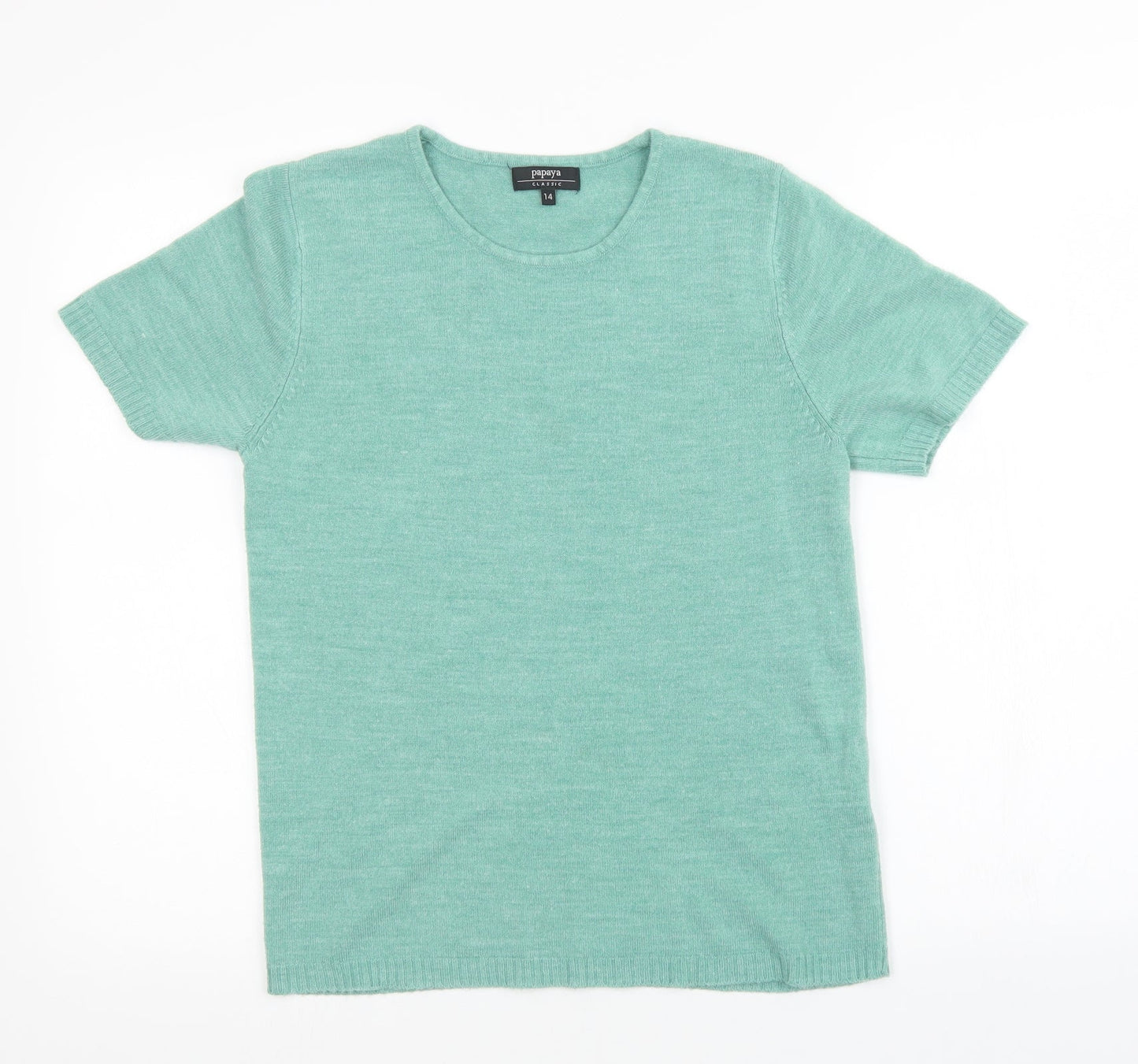 Papaya Womens Green   Pullover Jumper Size 14