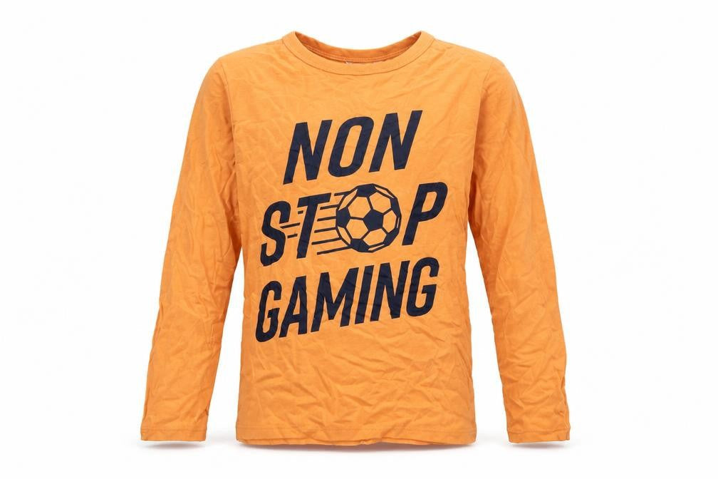 H&M Boys Orange   Pullover Jumper Size 7-8 Years