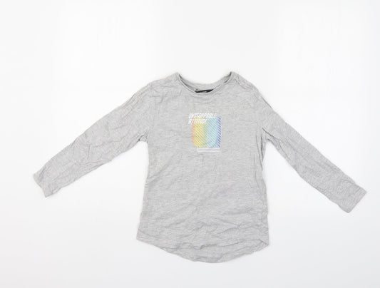George Boys Grey   Pullover Jumper Size 7-8 Years