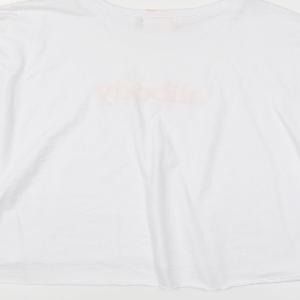 All Body Womens White   Pullover Sweatshirt Size XL