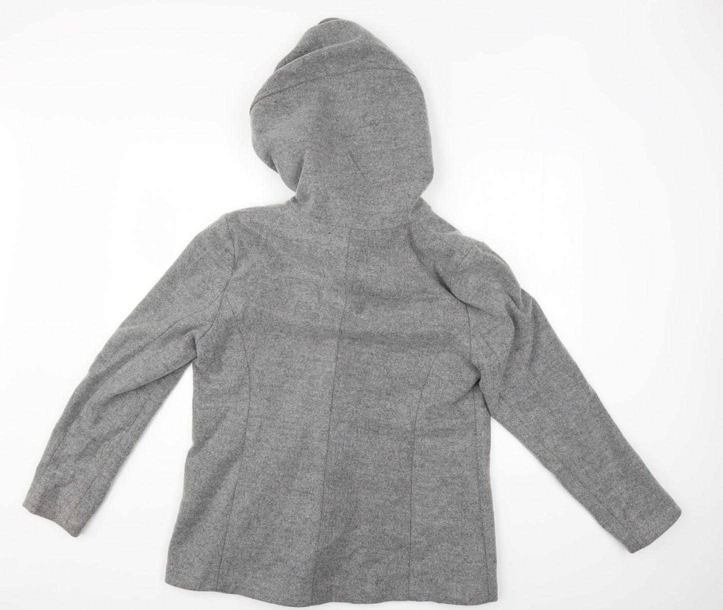 Womens Grey   Overcoat Coat Size 16