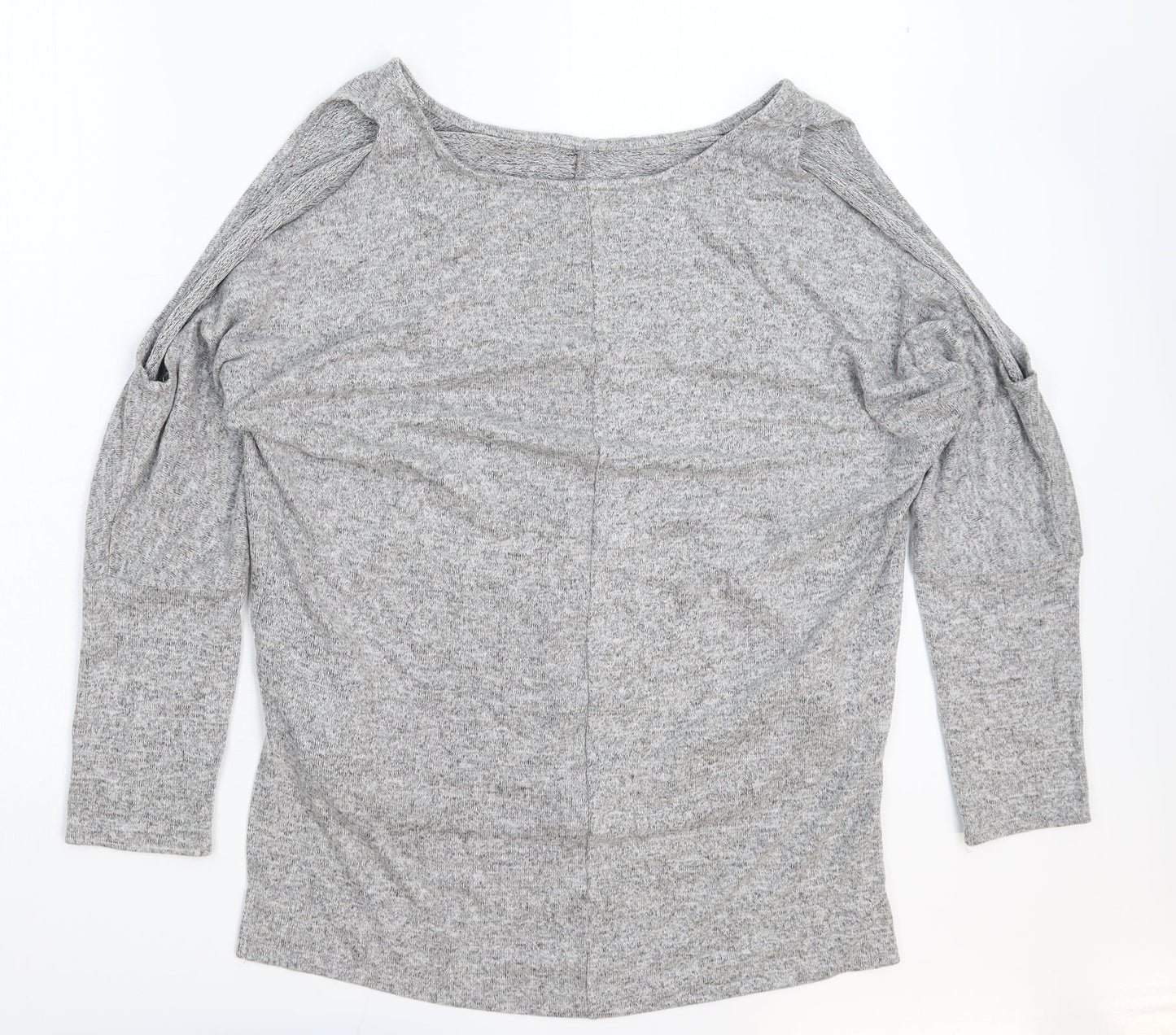 Preworn Womens Grey  Knit Pullover Jumper Size 16
