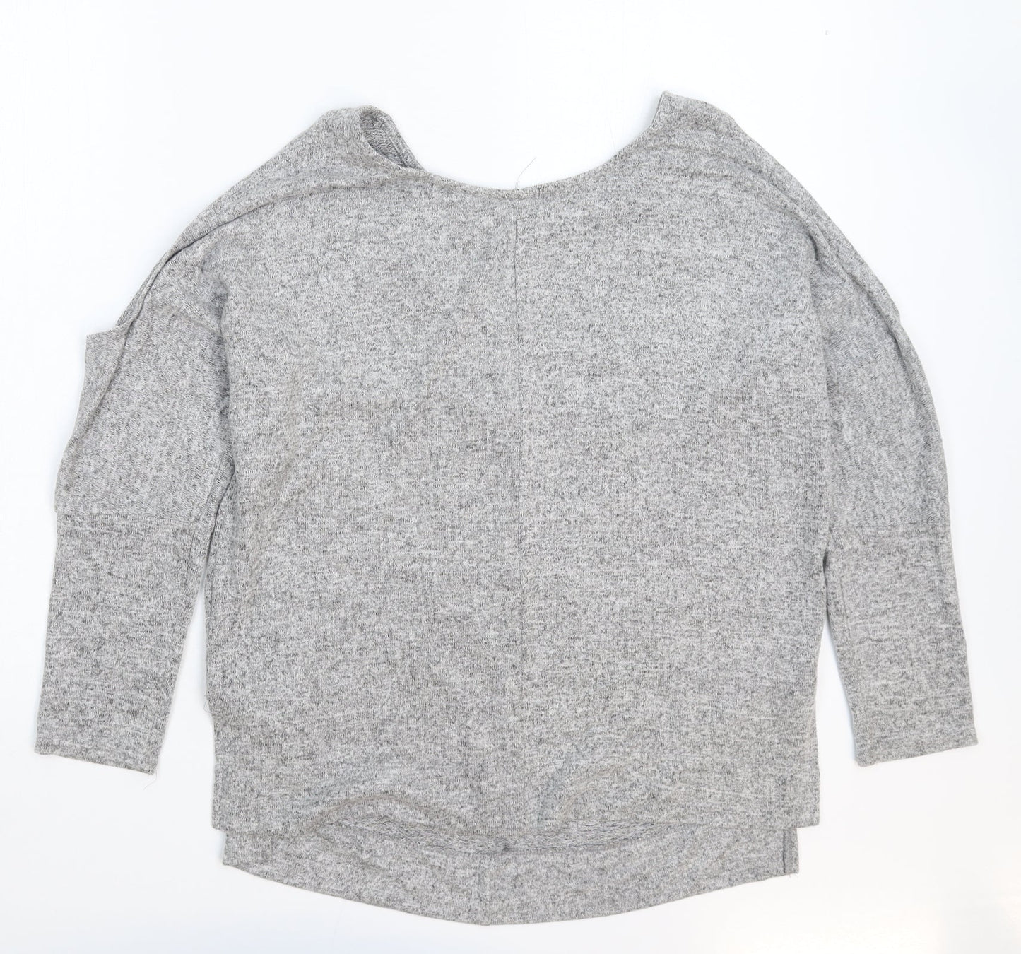 Preworn Womens Grey  Knit Pullover Jumper Size 16