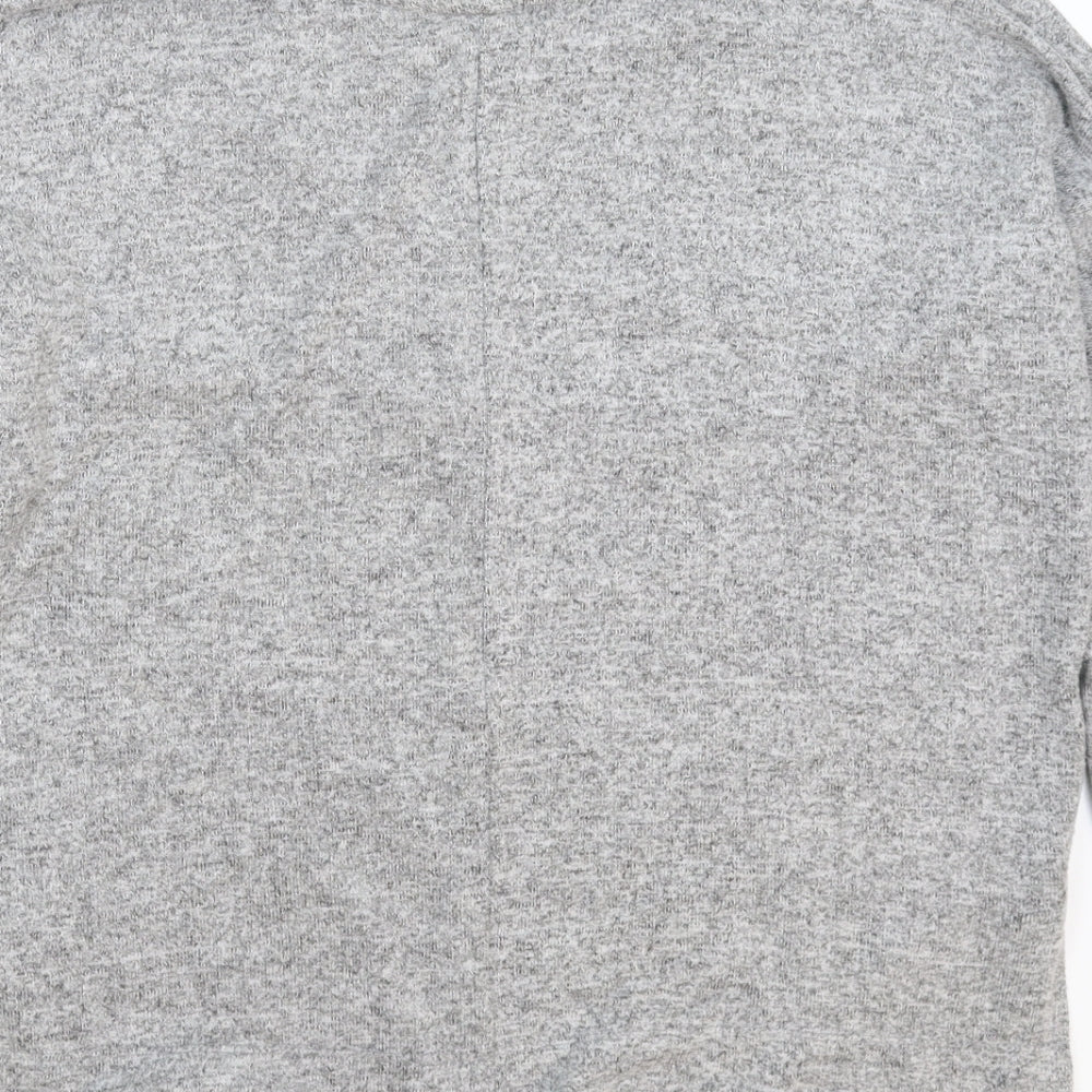 Preworn Womens Grey  Knit Pullover Jumper Size 16
