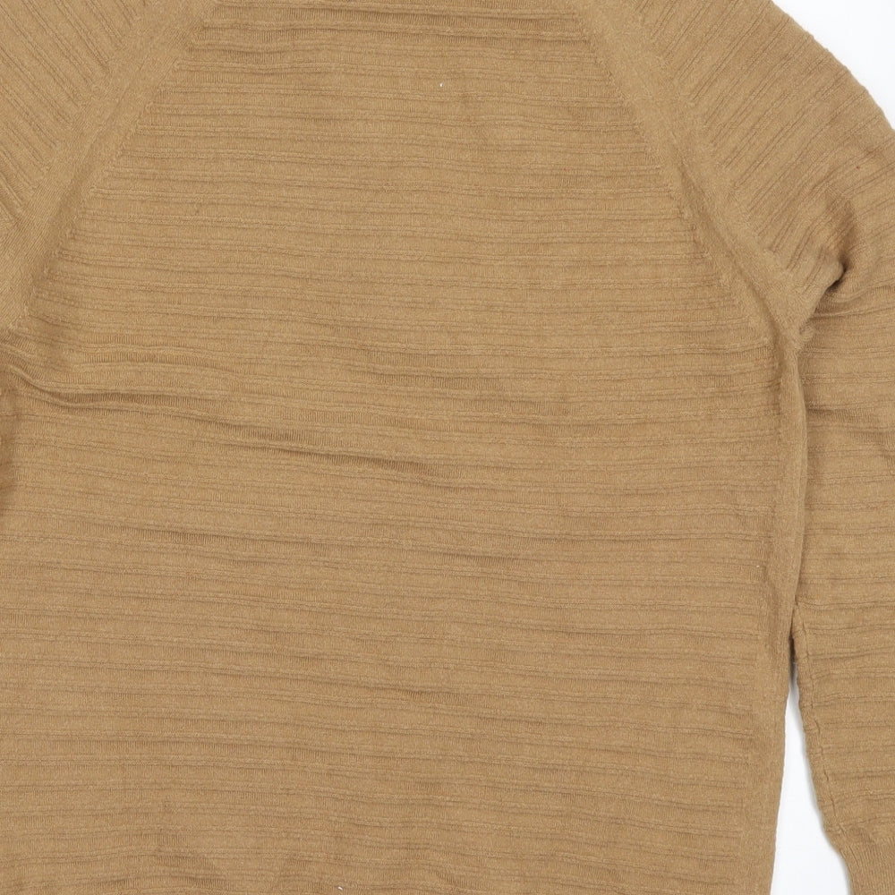 Very Womens Brown  Knit Pullover Jumper Size 8