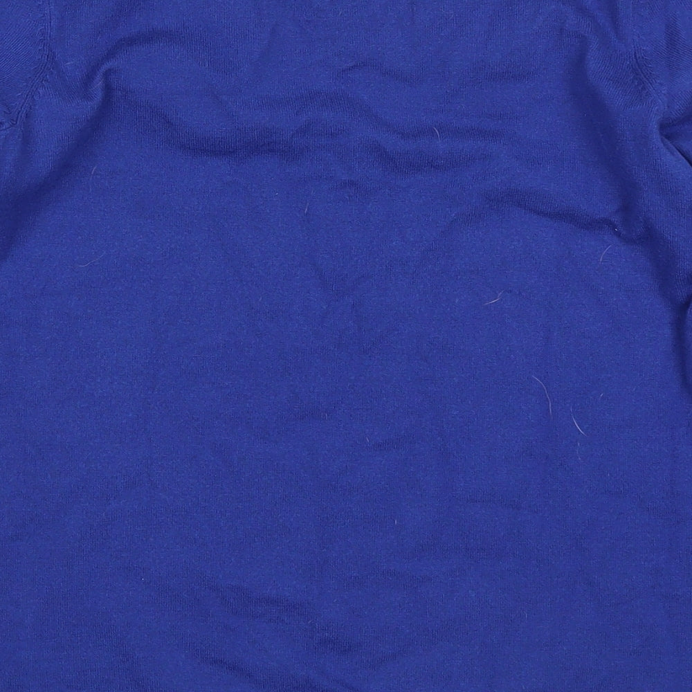 M&Co Womens Blue  Knit Pullover Jumper Size 10