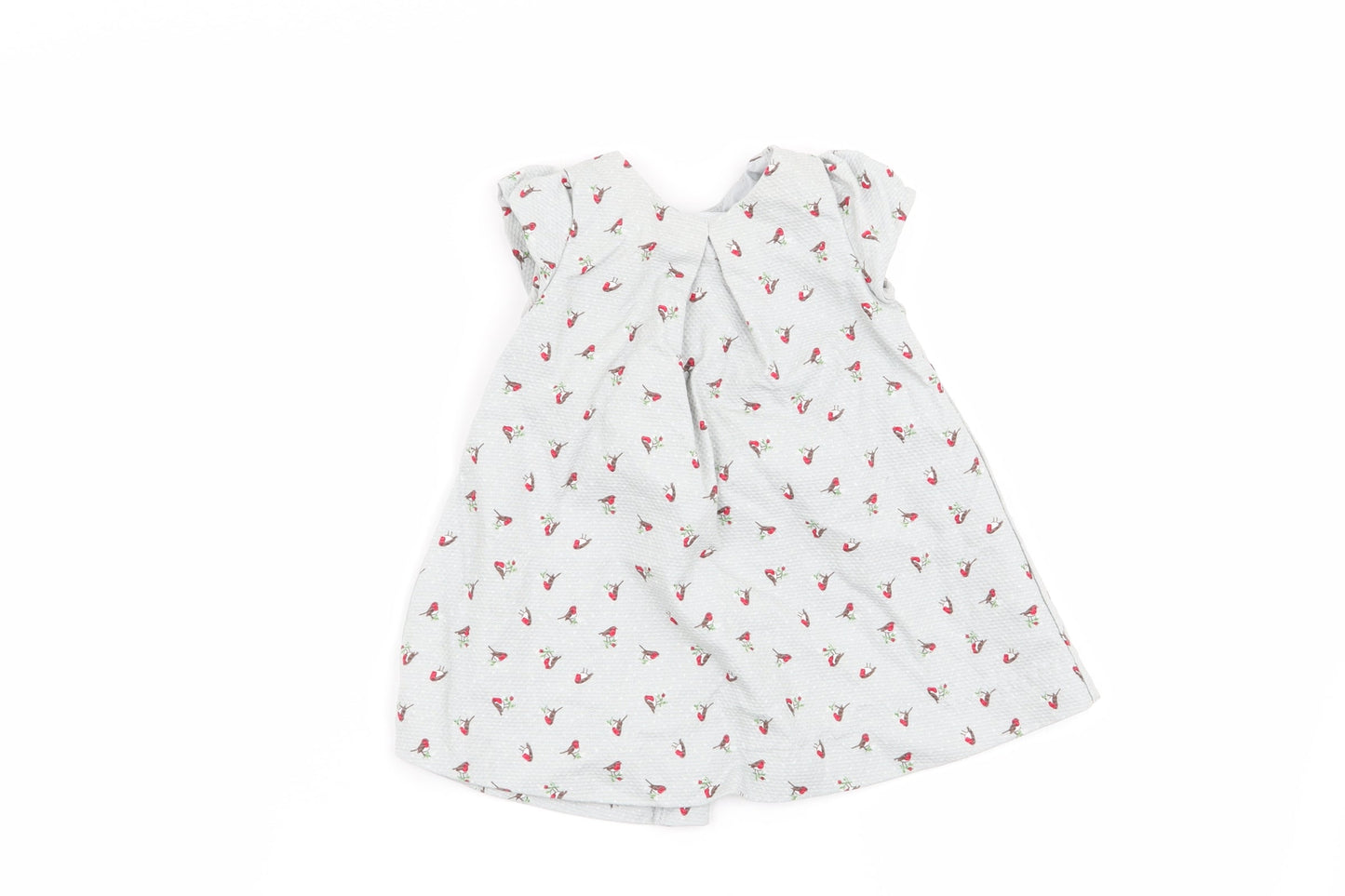 m Girls Grey   Fit & Flare  Size 0-3 Months
