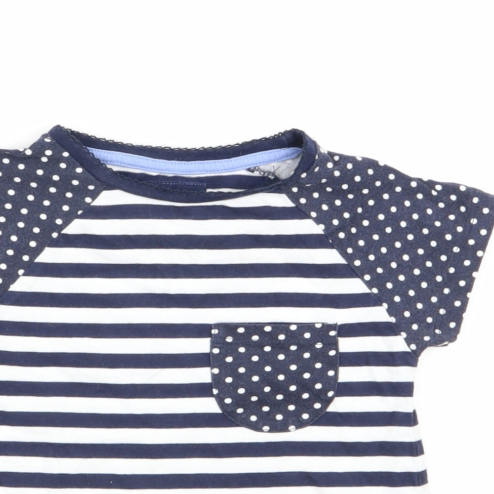 TU Girls Multicoloured Striped  Basic T-Shirt Size 18-24 Months