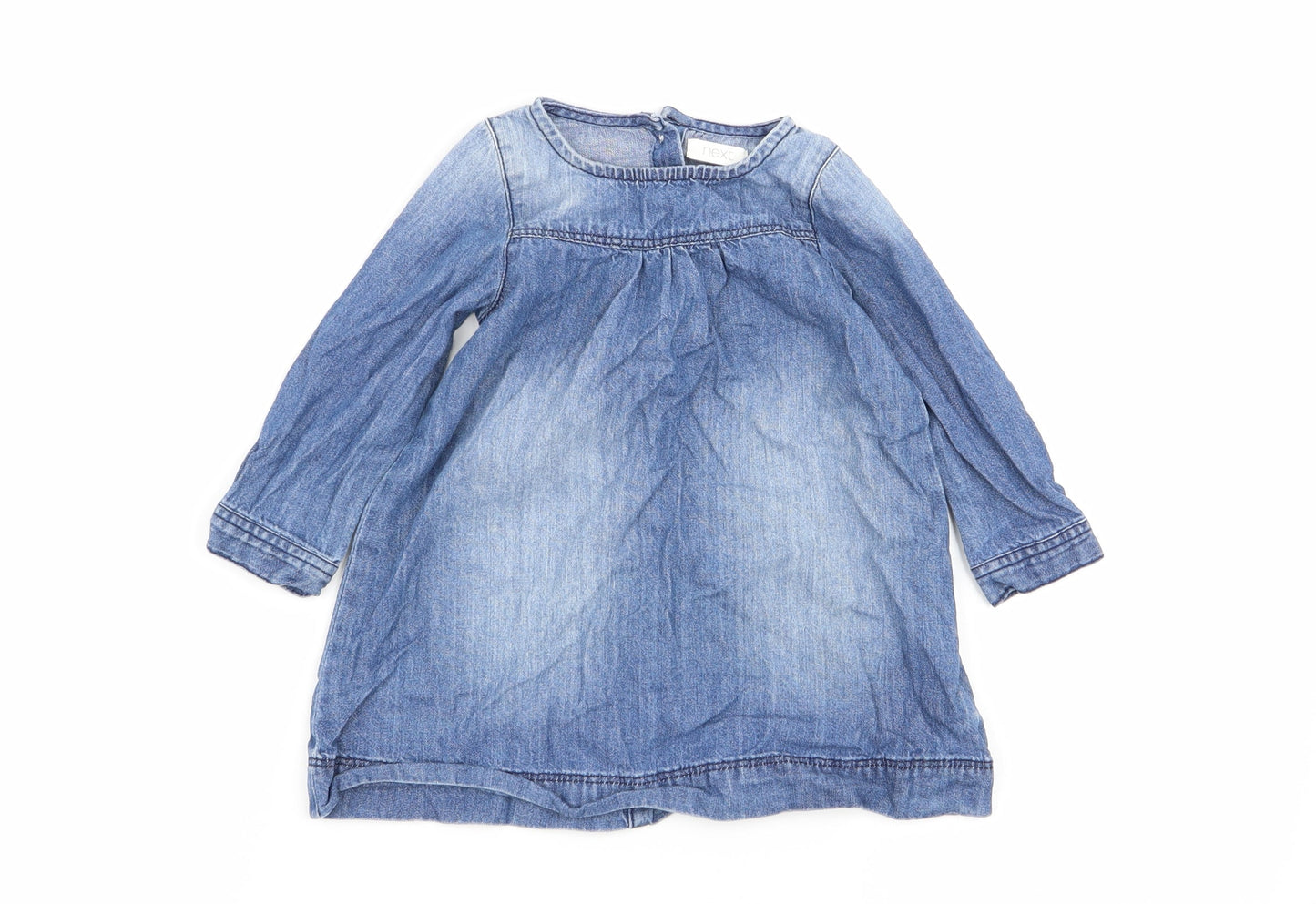 NEXT Girls Blue   Fit & Flare  Size 9-12 Months