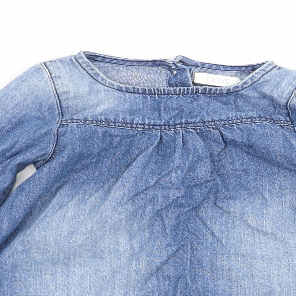 NEXT Girls Blue   Fit & Flare  Size 9-12 Months
