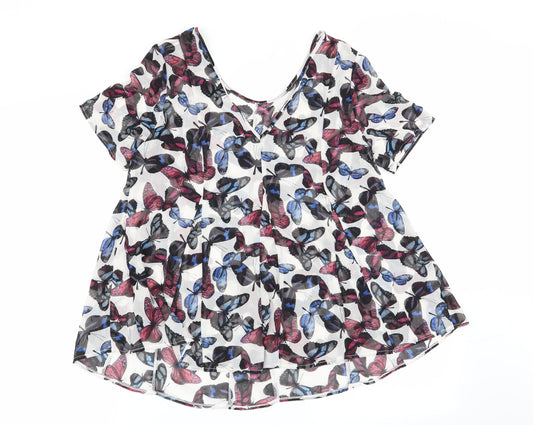 NEXT Womens Multicoloured   Basic Blouse Size 8
