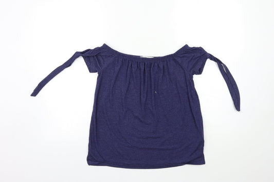 net Womens Blue   Basic Blouse Size 6