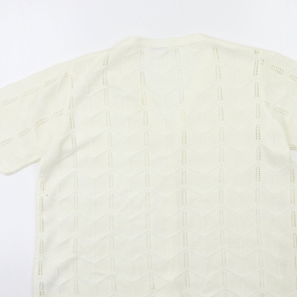 Bonmarché Womens Beige  Knit Cardigan Jumper Size M