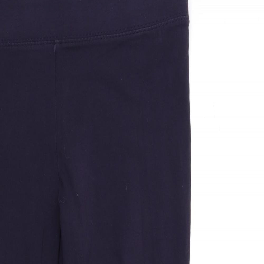 Marks and Spencer Womens Purple   Capri Trousers Size 14 L26 in