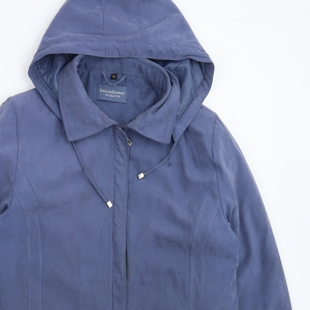 Katherine Hammond Womens Blue   Jacket Coat Size 14