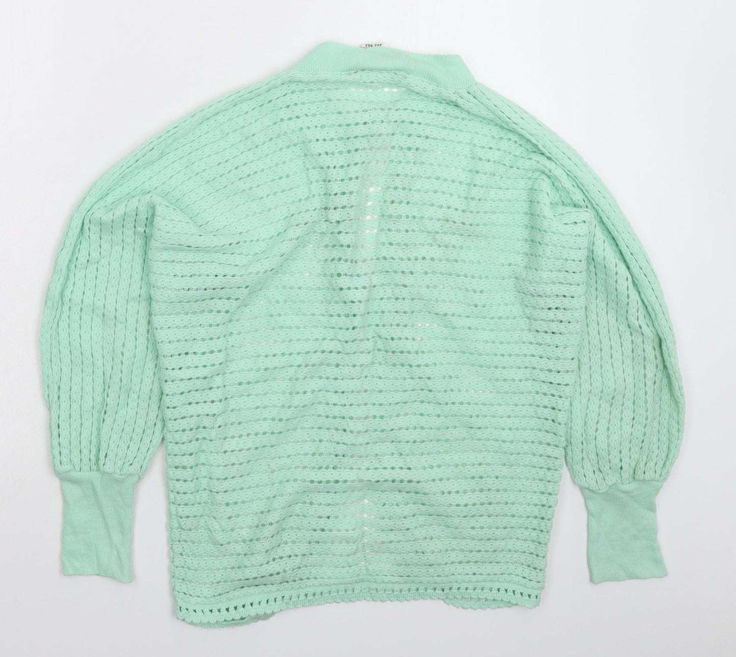 BHS Womens Green  Knit Cardigan Jumper Size L