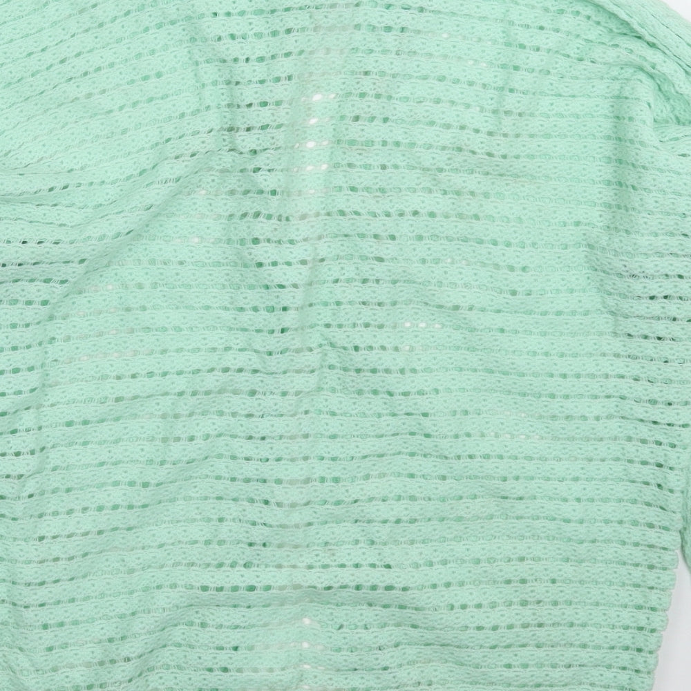 BHS Womens Green  Knit Cardigan Jumper Size L