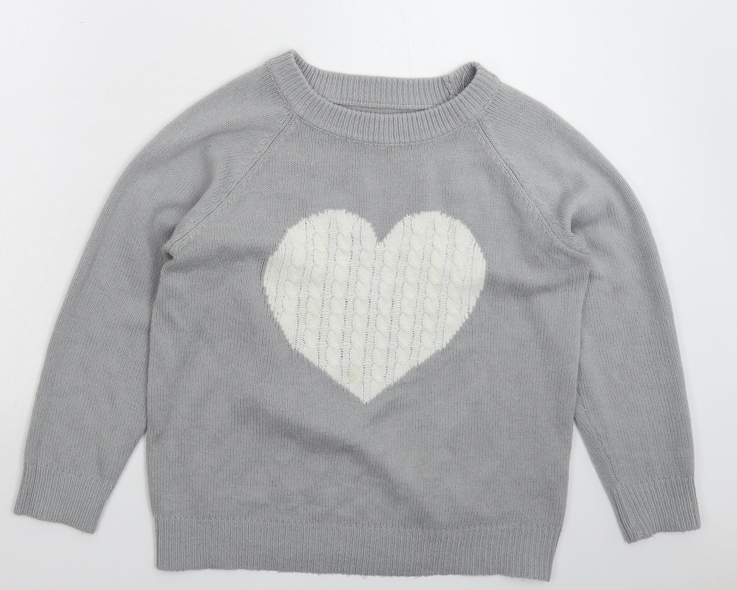 Preworn Womens Grey  Knit Pullover Jumper Size M