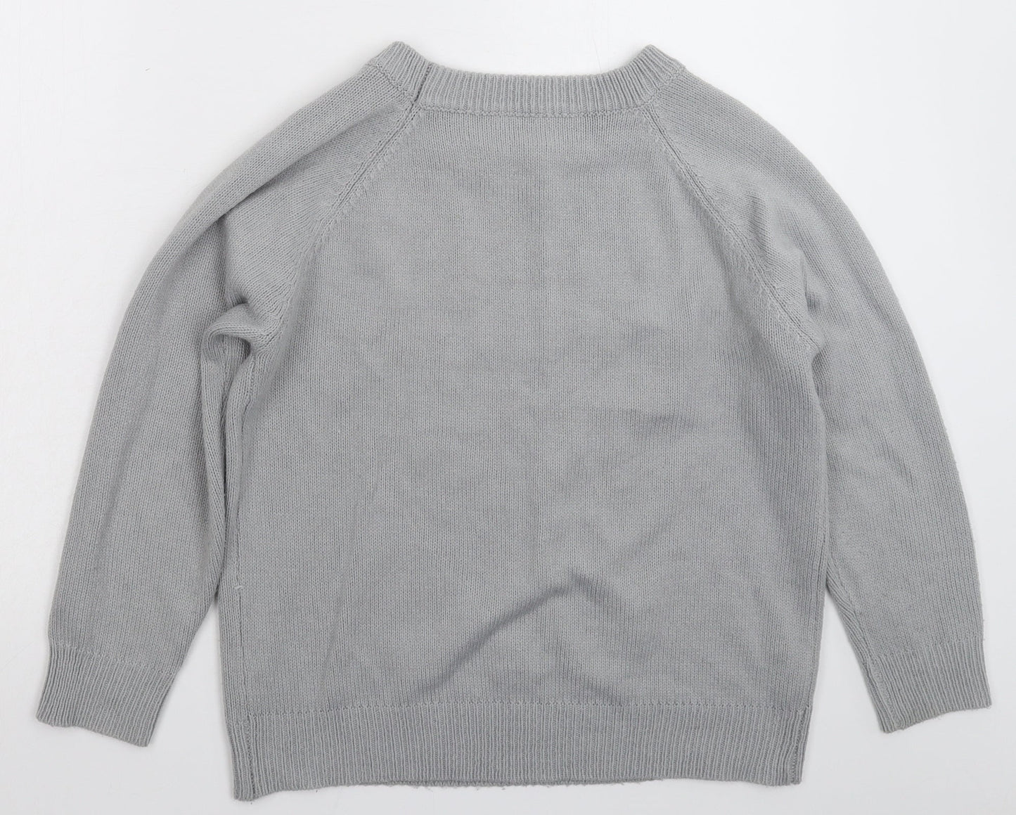 Preworn Womens Grey  Knit Pullover Jumper Size M