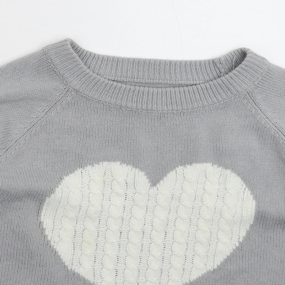 Preworn Womens Grey  Knit Pullover Jumper Size M