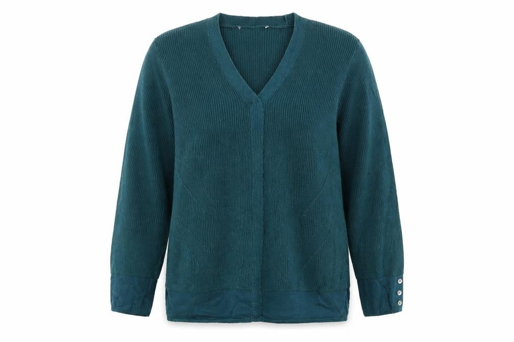 Marks and Spencer Womens Green  Knit Pullover Jumper Size 14