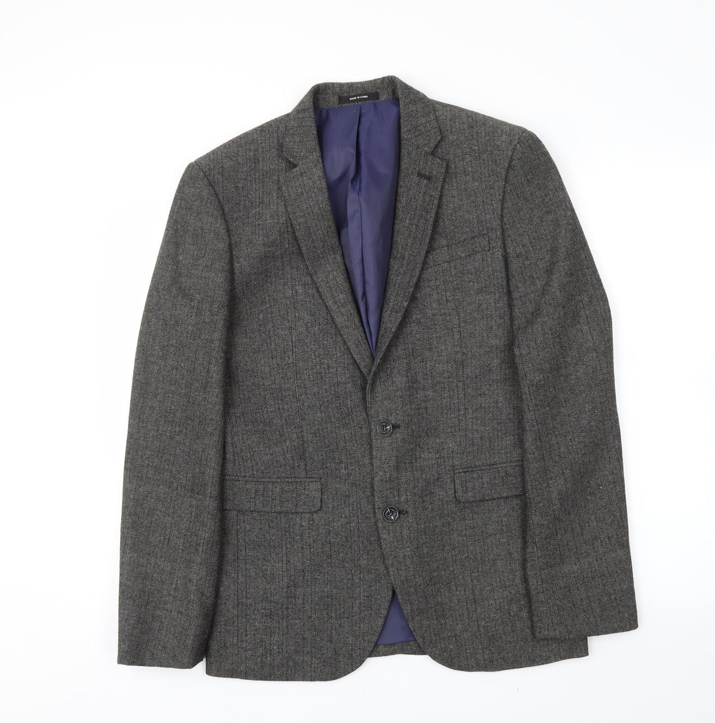 Cedar Wood State Mens Grey   Jacket Blazer Size S
