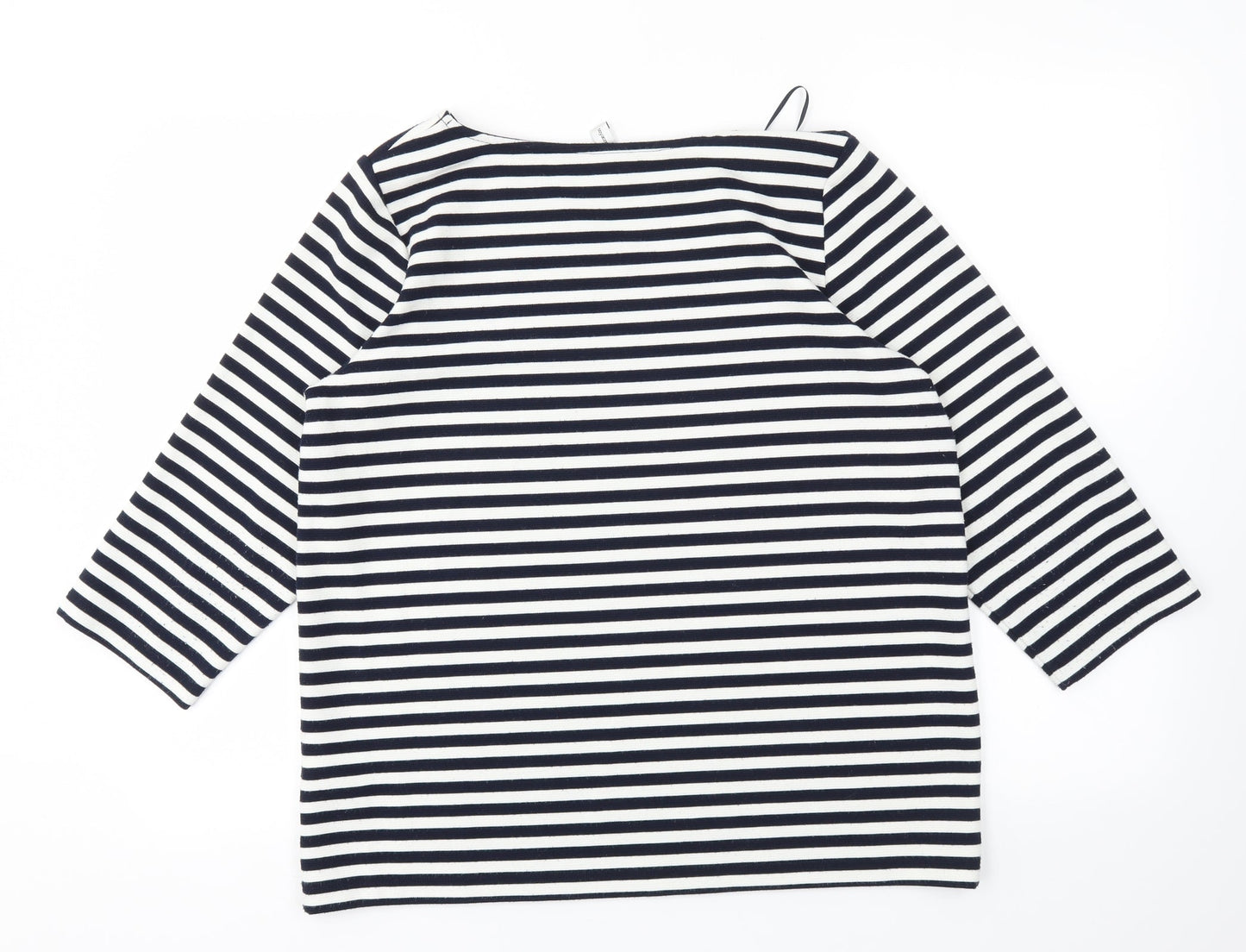 Soyaconcept Womens Blue Striped  Pullover Jumper Size L