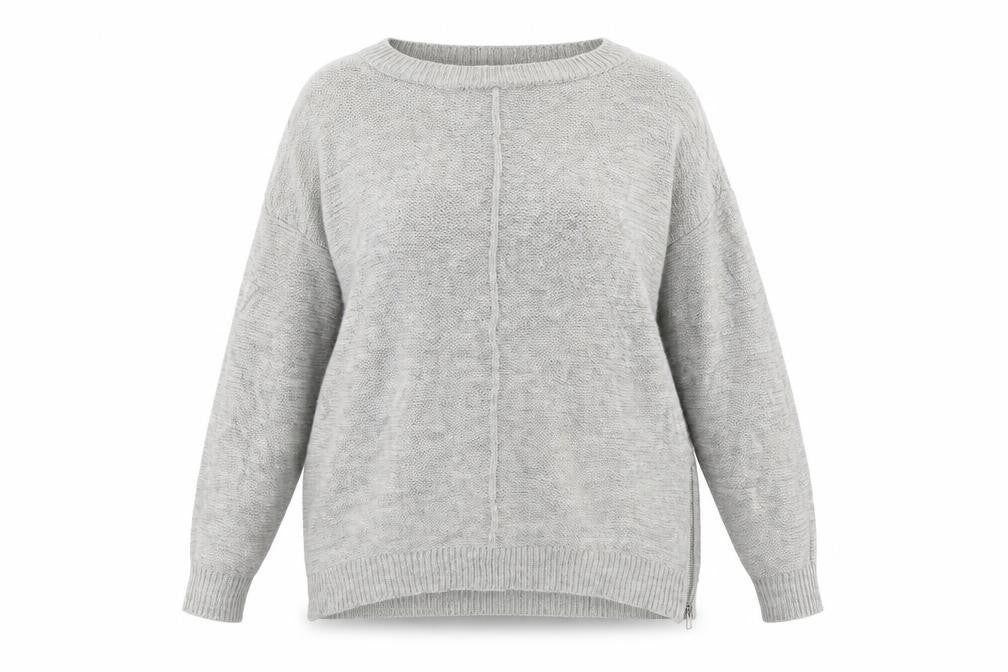 Peacocks Womens Grey   Pullover Jumper Size M