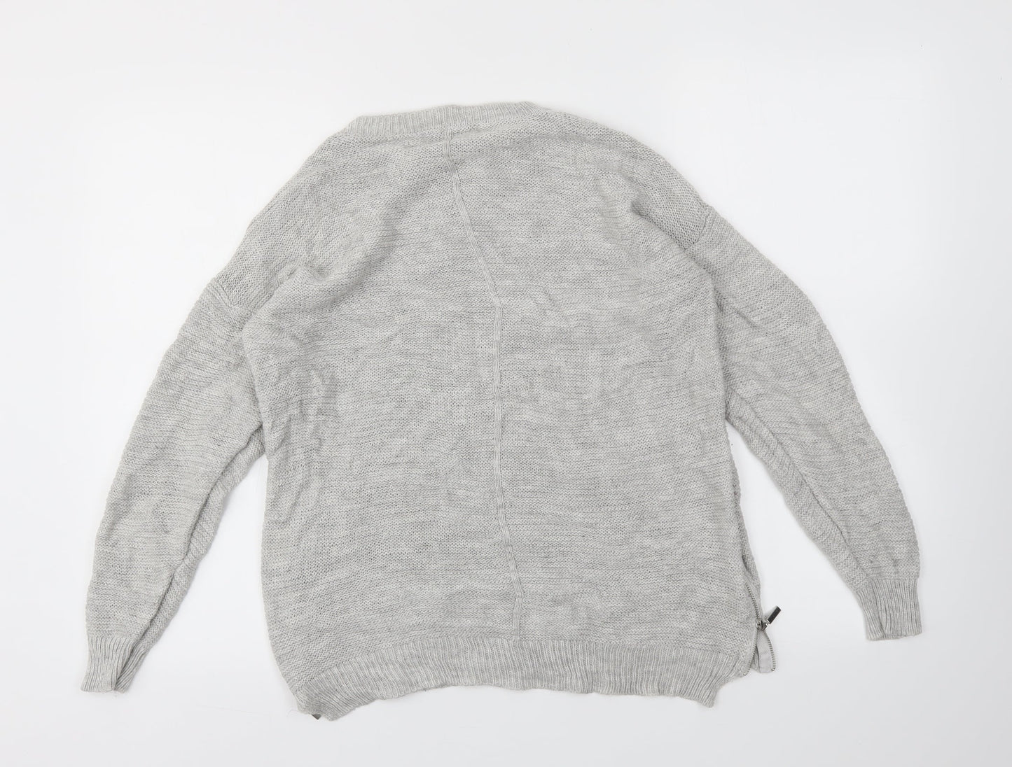 Peacocks Womens Grey   Pullover Jumper Size M