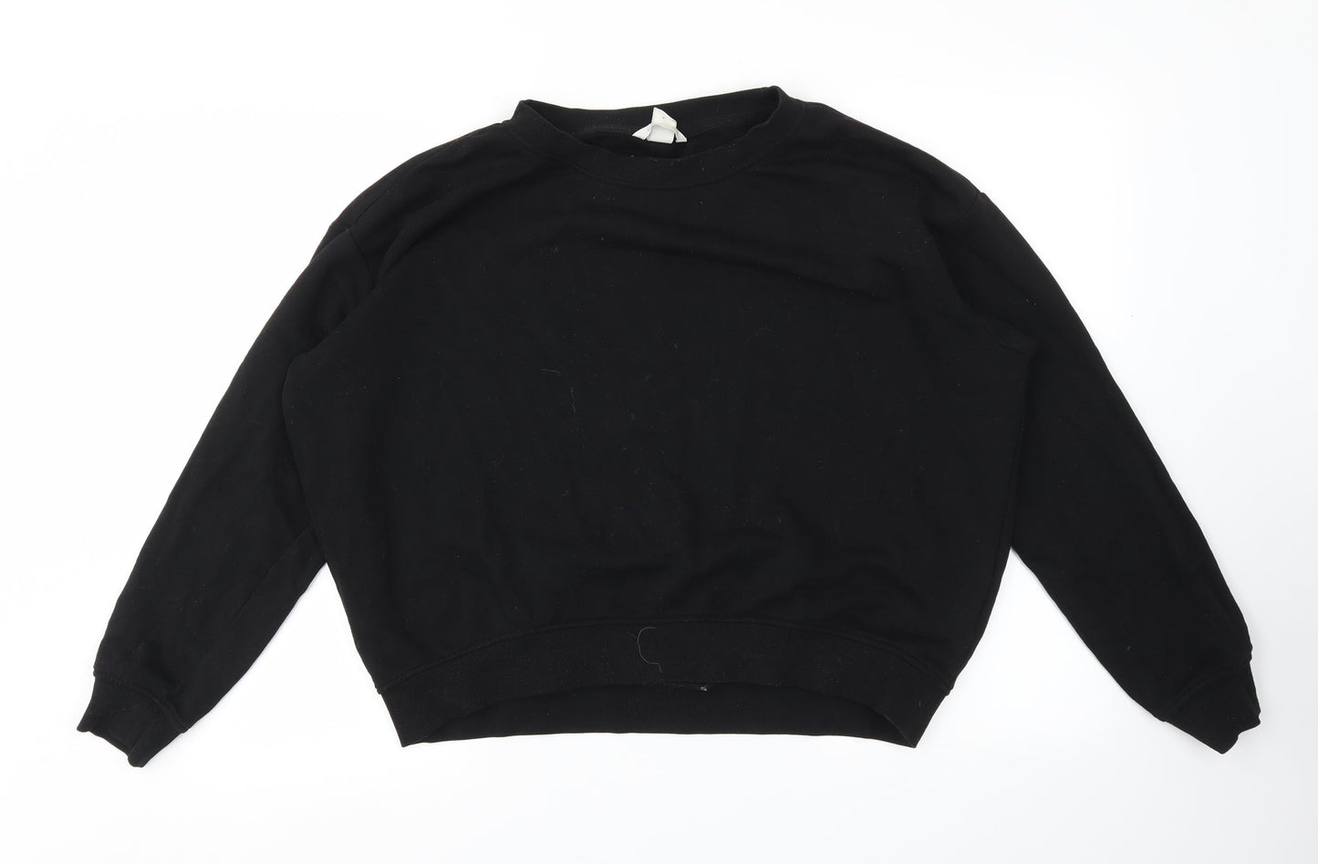 H&M Womens Black   Pullover Jumper Size M