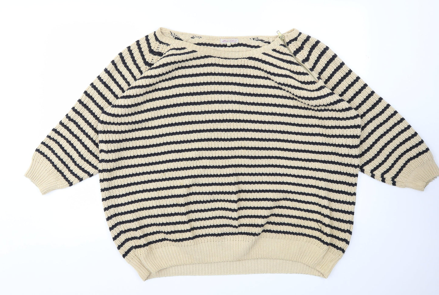 River Island Womens Multicoloured Striped  Pullover Jumper Size 14