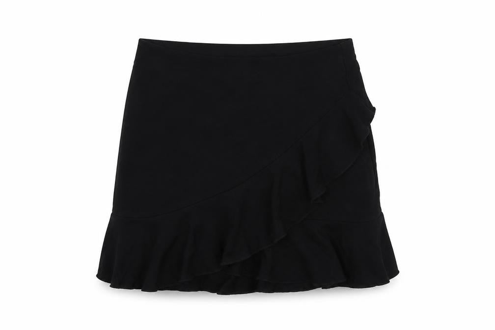 H&M Womens Black   A-Line Skirt Size S