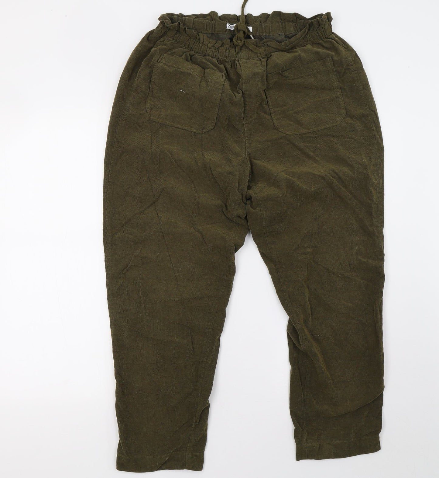 Zara Womens Green   Trousers  Size M L27 in - Short